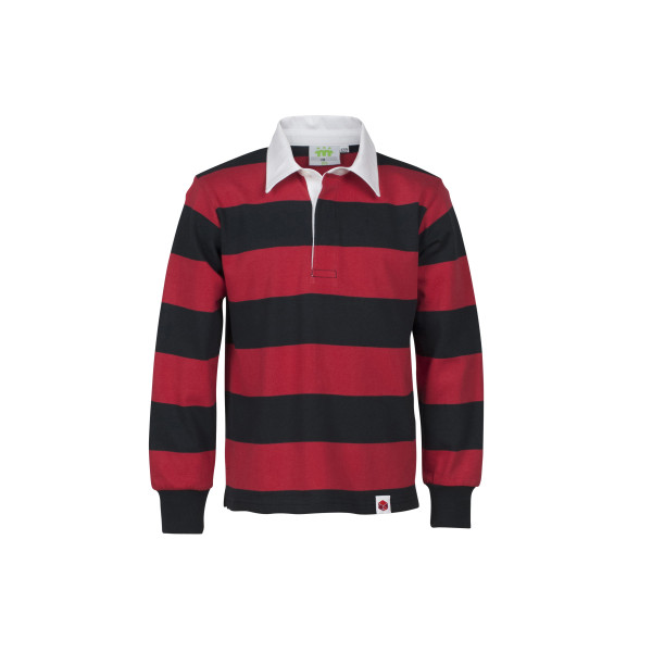 Rugbyshirt, langarm, Unisex
